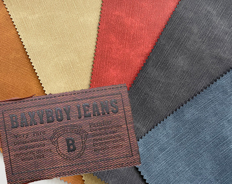 Etiqueta de couro PU para jeans